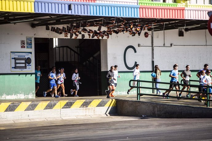 Carrera 10K en el interior de Mercamadrid