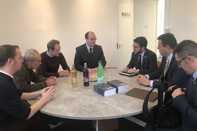 Aragonès aborda la situació catalana amb el 'think thank' Common Weal