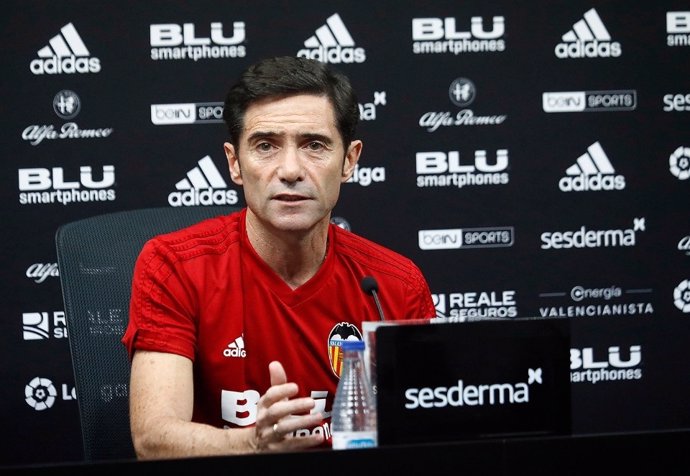 El entrenador del Valencia CF, Marcelino García Toral