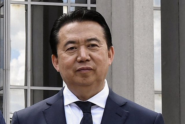 El ya expresidente de de Interpol Meng Hongwei