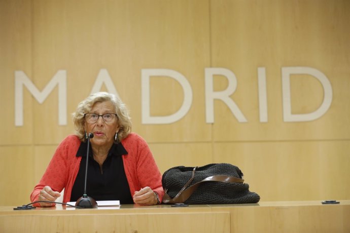 La alcaldesa de Madrid ofrece rueda de prensa sobre su candidatura a las eleccio