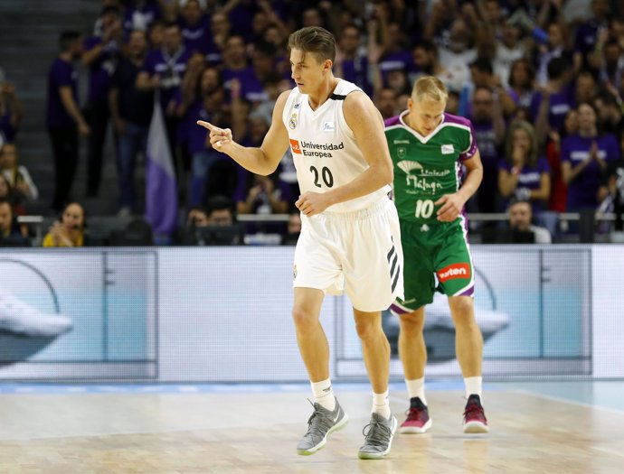 Jayce Carroll en el Unicaja - Real Madrid