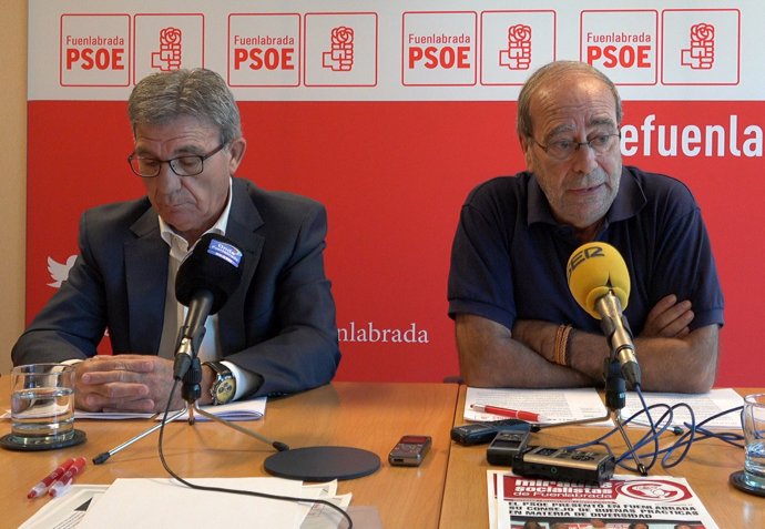 El exedil del PSOE de Fuenlabrada José Borrás y Manuel Robles