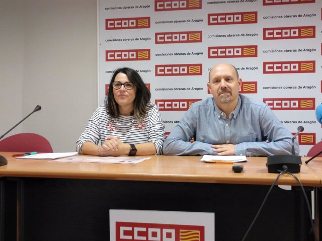 Rueda de prensa con Sonia García y Manuel Pina.