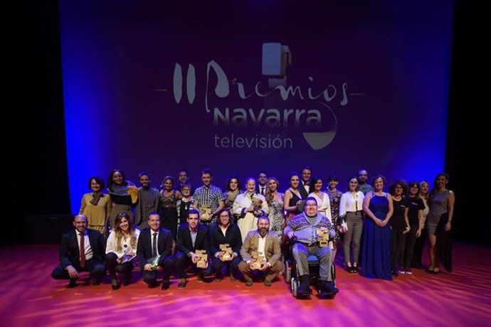 Entrega de los segundos Premios Navarra Televisión.