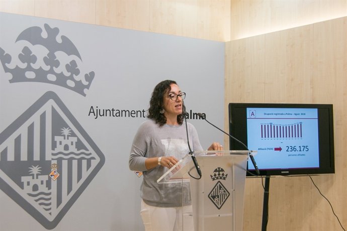 La regidora de Trabajo, Joana Maria Adrover