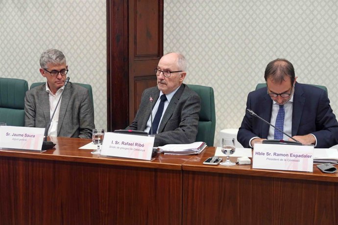 Compareixença del Síndic de Greuges, Rafael Ribó, en la comissió del Parlament
