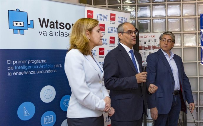 El consejero de Educación de la Comunidad de Madrid, Rafael Van Grieken