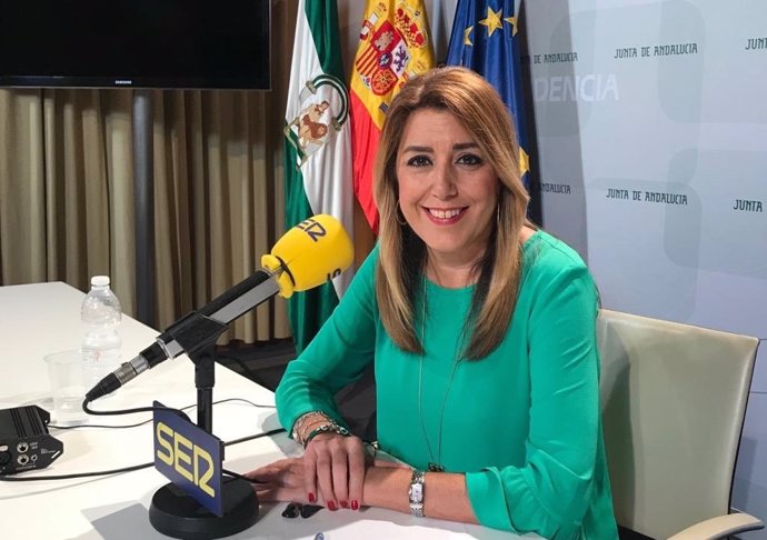 Susana Díaz entrevistada en la cadena Ser