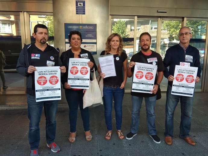 Sindicatos registran la convocatoria de huelga en la concertada