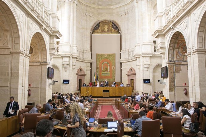 Pleno del Parlamento andaluz