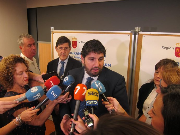 El presidente del Gobierno murciano, Fernando López Miras          