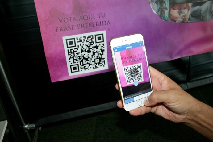 Votación del eslogan a través del móvil