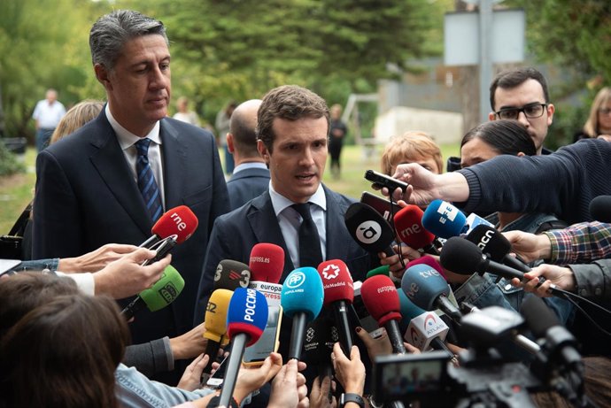 Funeral de la soprano Montserrat Caballé en el tanatorio Les Corts de Barcelona.