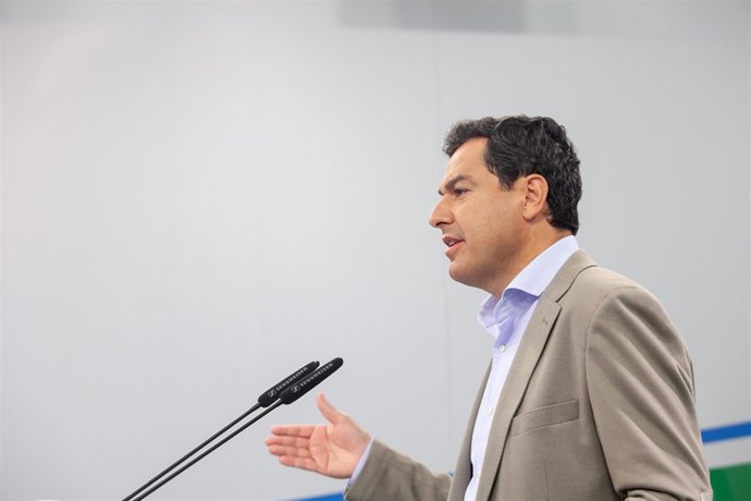 Juanma Moreno, hoy ante los medios