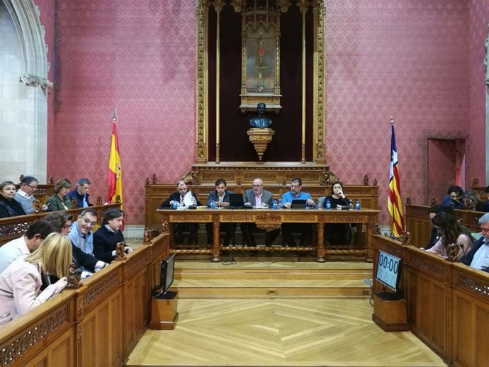 El pleno del Consell de Mallorca 