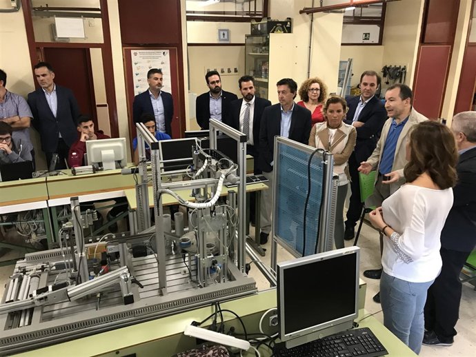 Cachá visita el instituto Sierra de Carrascoy