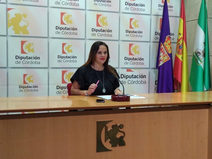 Aurora Barbero en rueda de prensa