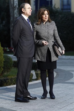 Pío García Escudero y Susana Díaz en la Conferencia de Presidentes en el Senado