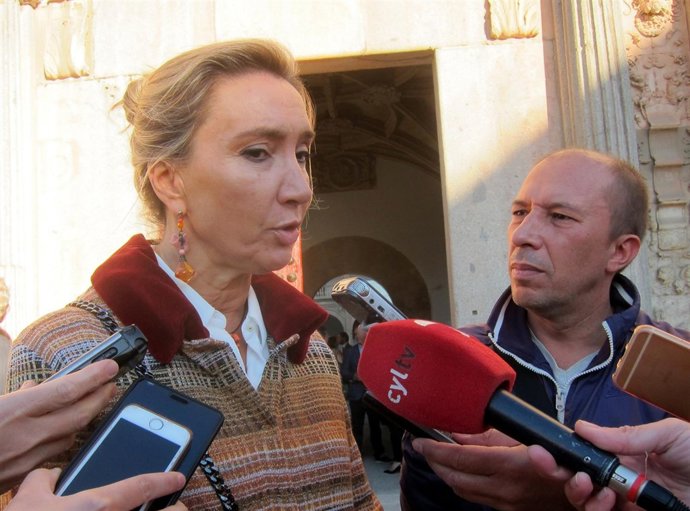 María Victoria Seco en Salamanca, 9-10-18