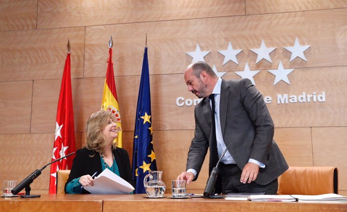 Rueda de prensa posterior al Consejo de Gobierno de la Comunidad de Madrid