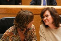 Calvo recalca que "no hay apoyo reglamentario" para la comparecencia de Sánchez en el Senado