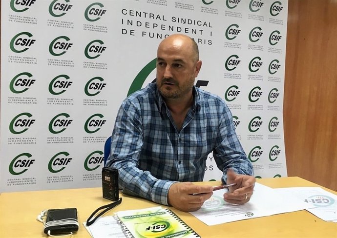 El secretari d'Administració Local del Csif, Eugenio Zambrano