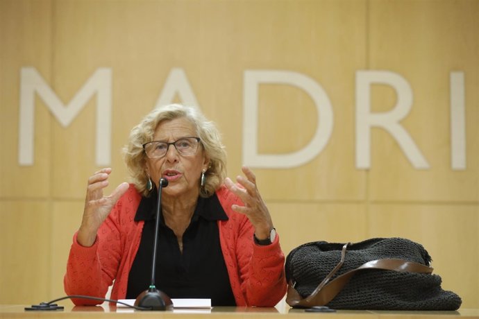 La alcaldesa de Madrid ofrece rueda de prensa sobre su candidatura a las eleccio