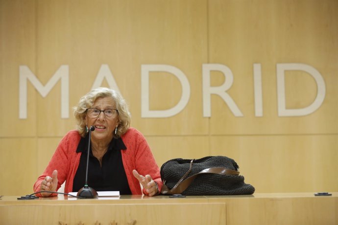 La alcaldesa de Madrid ofrece rueda de prensa sobre su candidatura a las eleccio