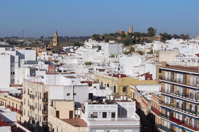 Vistas del municipio sevillano de Alcalá. 