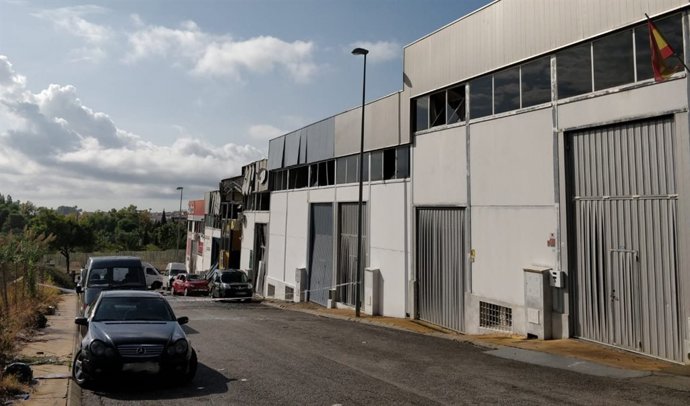 Explosión nave Marbella