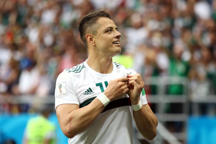 Chicharito en la Copa del Mundo de Rusia