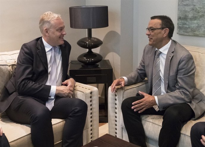 El presidente de la Diputación de Huelva, Ignacio Caraballo. 