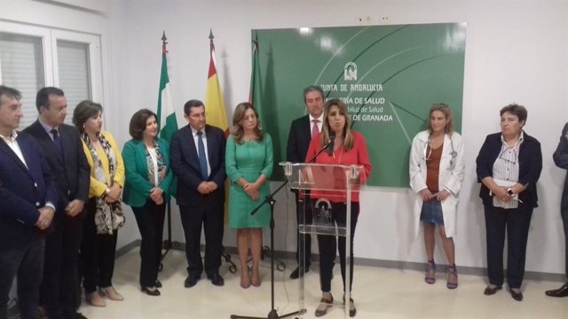 Susana Díaz, este miércoles en un acto en Benalúa 