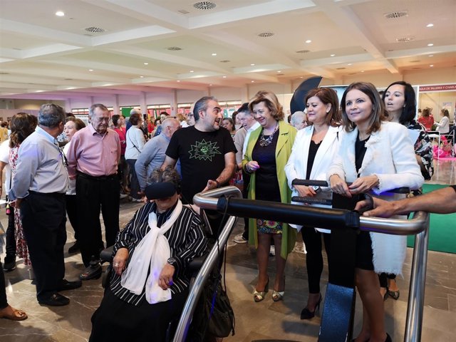 Celebración de la II Feria del Mayor, en Jaén.