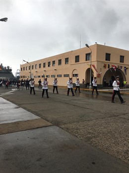 Desfile de la marina en la Base Naval de Las Palmas (recurso)