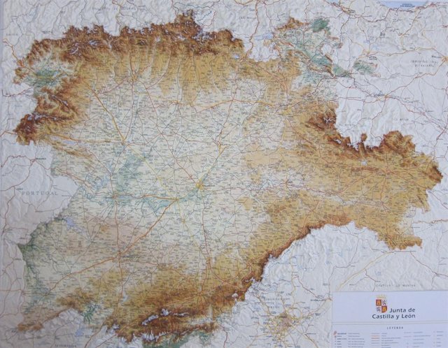 Mapa de Castilla y León