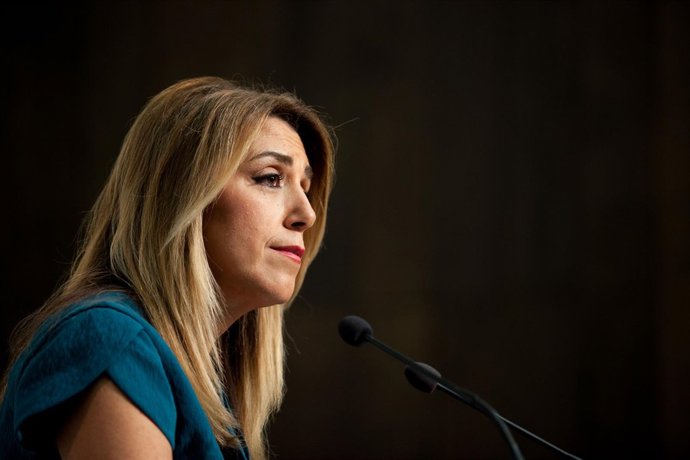En Sevilla, la presidenta de la Junta, Susana Díaz