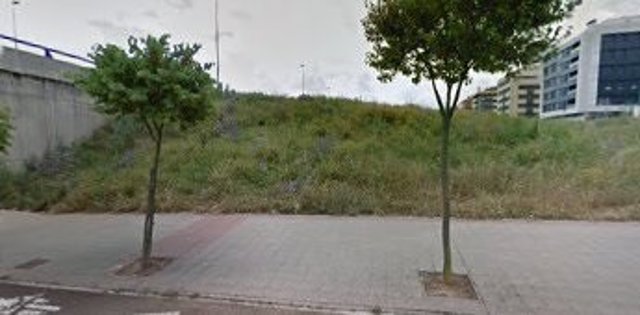 Imagen de la parte por desarrollar del Parque Juan Gispert