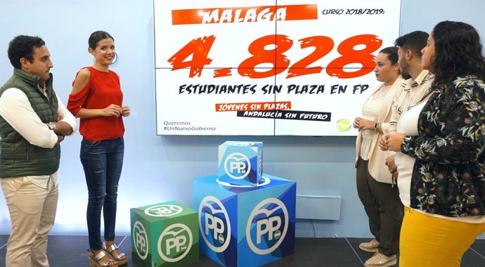 Caetano (NNGG Málaga) presenta campaña sobre FP