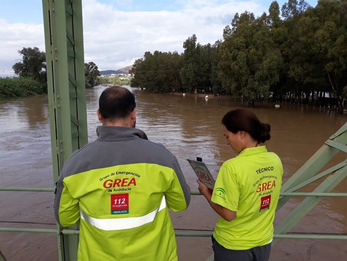 Lluvias intensas en Málaga 