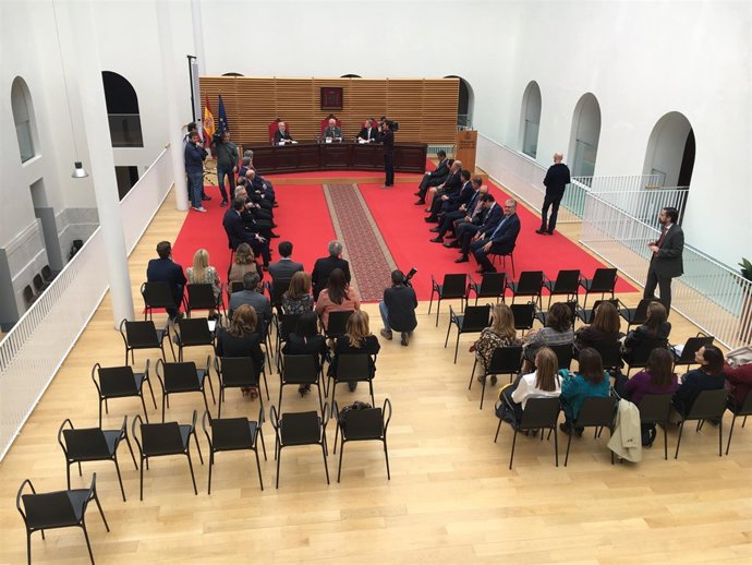 Clausura de las jornadas en Burgos. 
