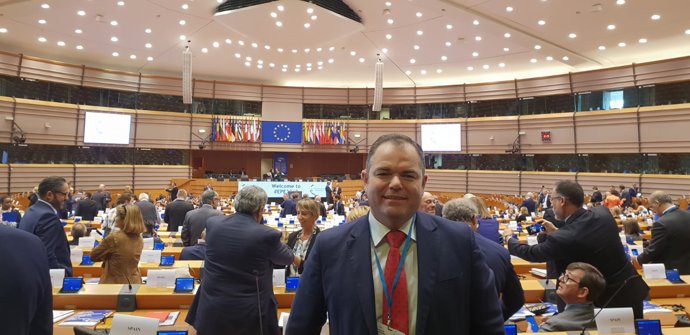 Carlos Paniceres, presidnete de la Cámara de Comercio de Oviedo en Bruselas