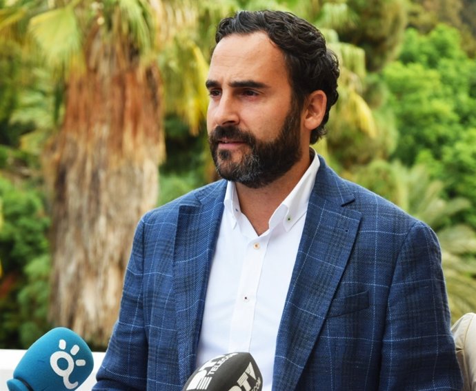 El portavoz municipal del PSOE en Málaga, Daniel Pérez, 