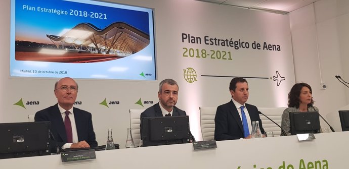 Maurici preside la presentación del Plan Estratégico 2018-2021 de Aena
