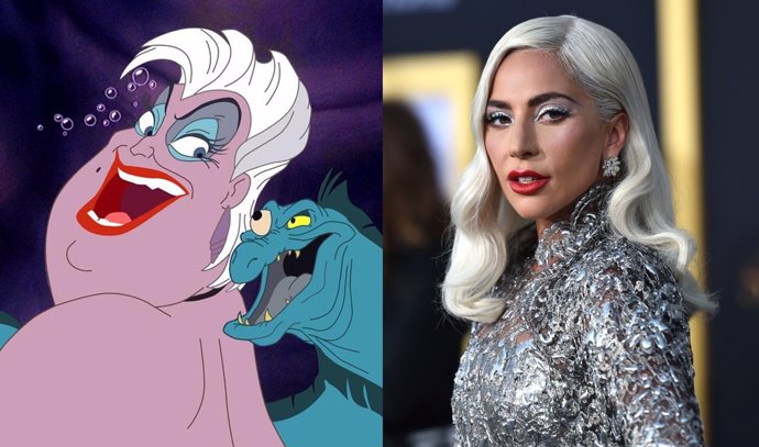 Lady Gaga y la villana de La Sirenita