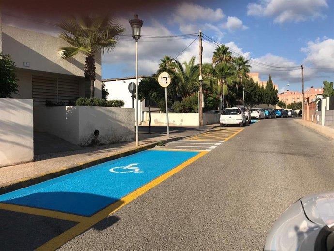 Plaza de minusválidos de Sant Josep