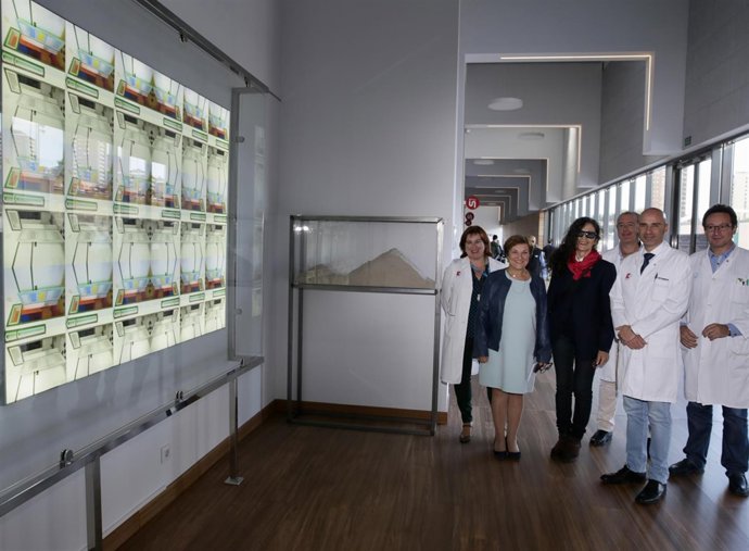 Ampliación de la galería del edificio de las Tres Torres con obra de Pilar Cossí