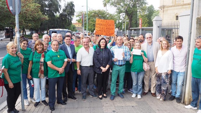 Concentración ante el Parlamento