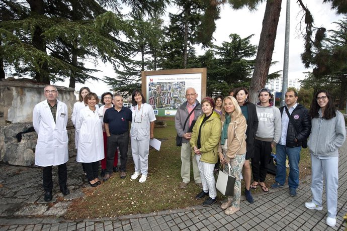 Merino, Soria, Zelaya y Sorbet junto a participantes del proyecto 